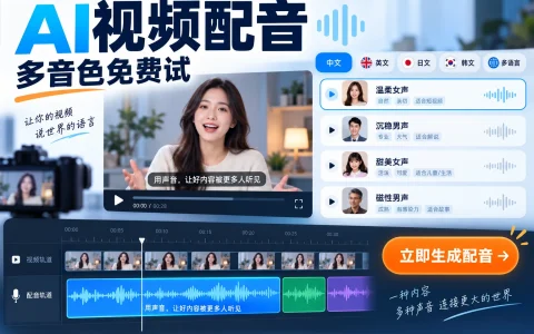 翻译视频的AI工具怎么选：字幕、配音和多语言处理指南